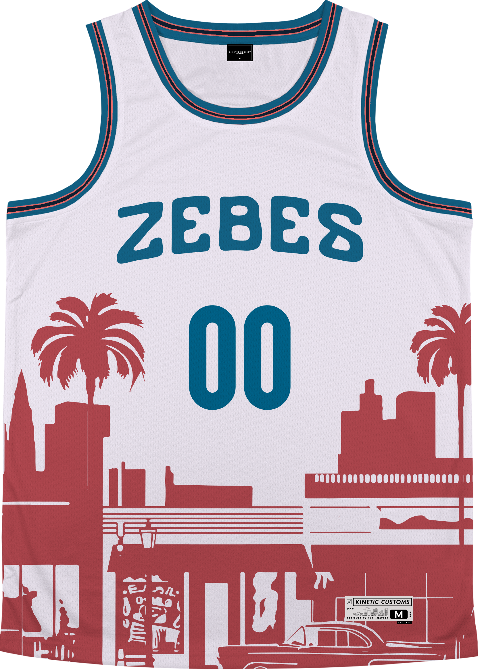 ZETA BETA TAU - Town Lights Basketball Jersey