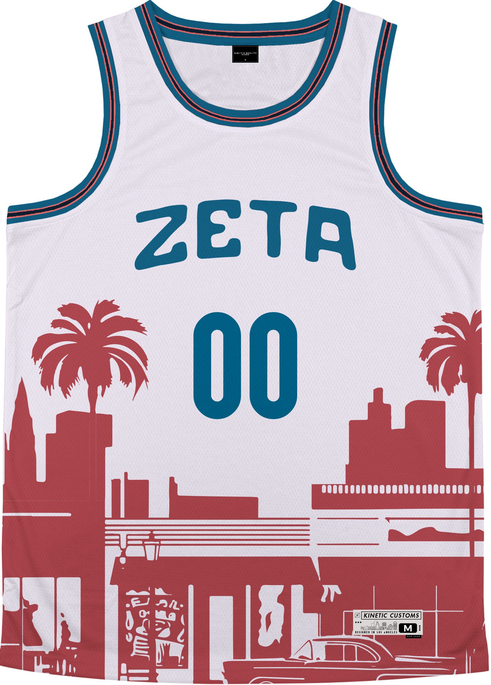 ZETA TAU ALPHA - Town Lights Basketball Jersey