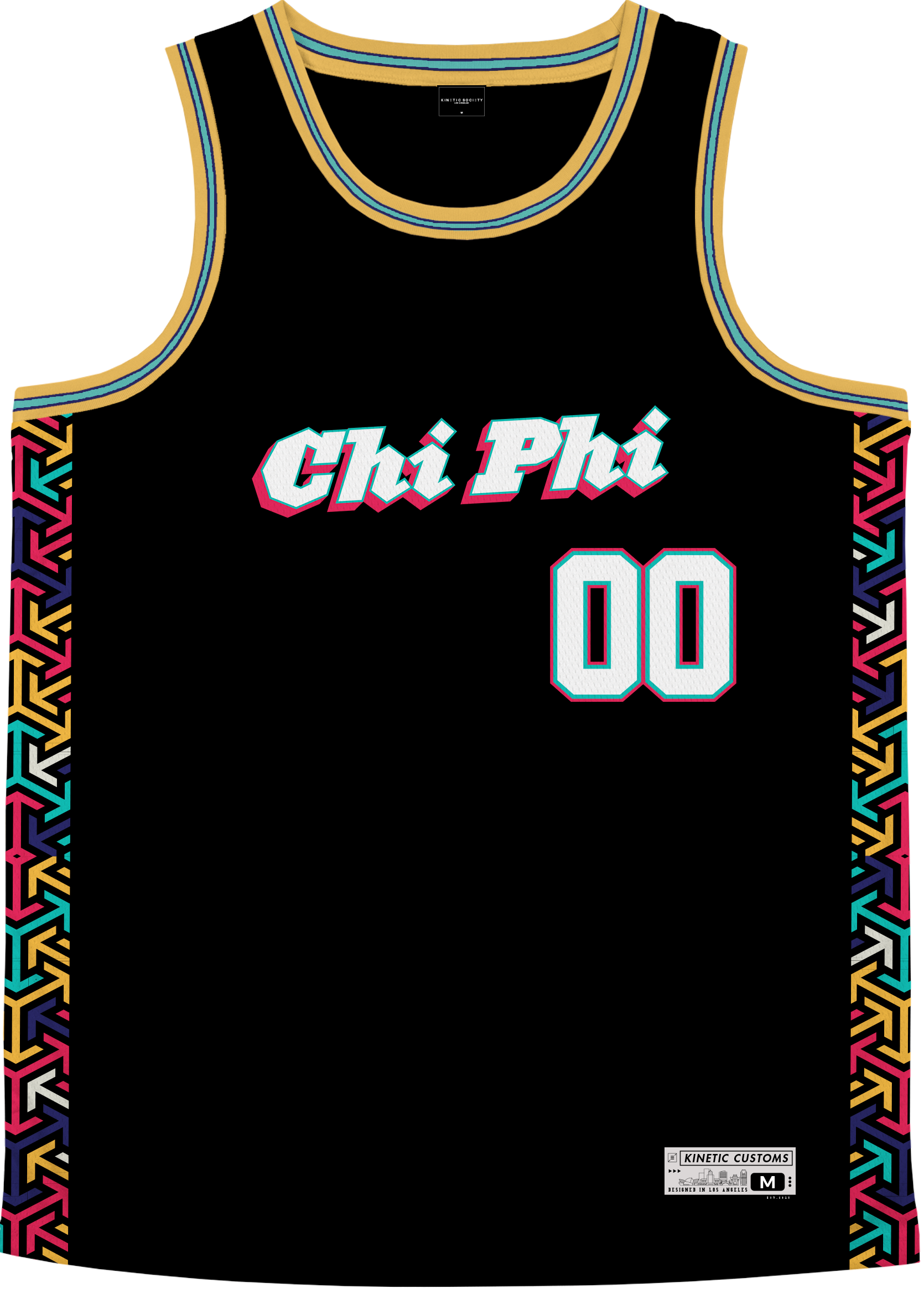 CHI PHI - Cubic Arrow Basketball Jersey