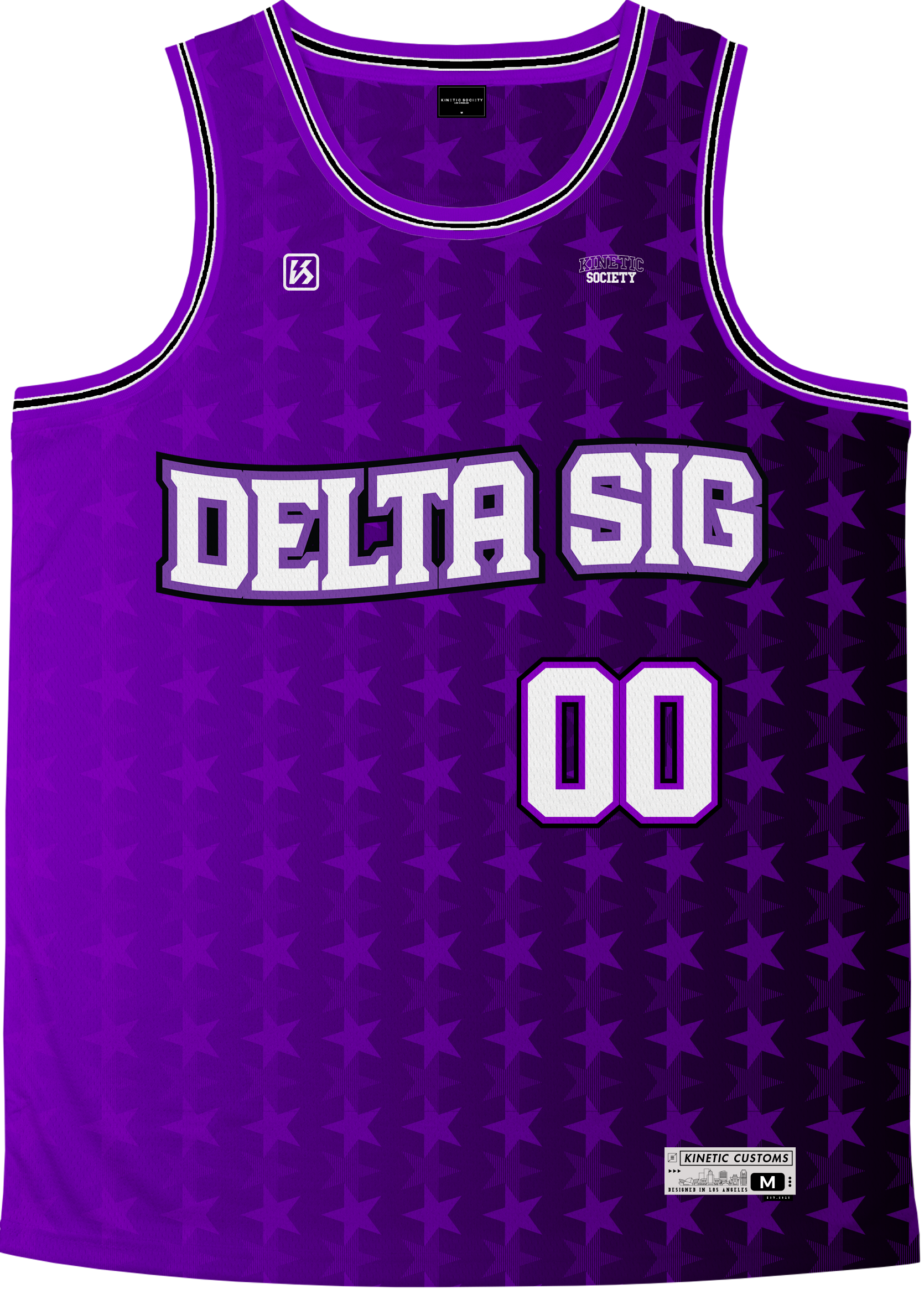DELTA SIGMA PHI - Stars Over Stripes Basketball Jersey
