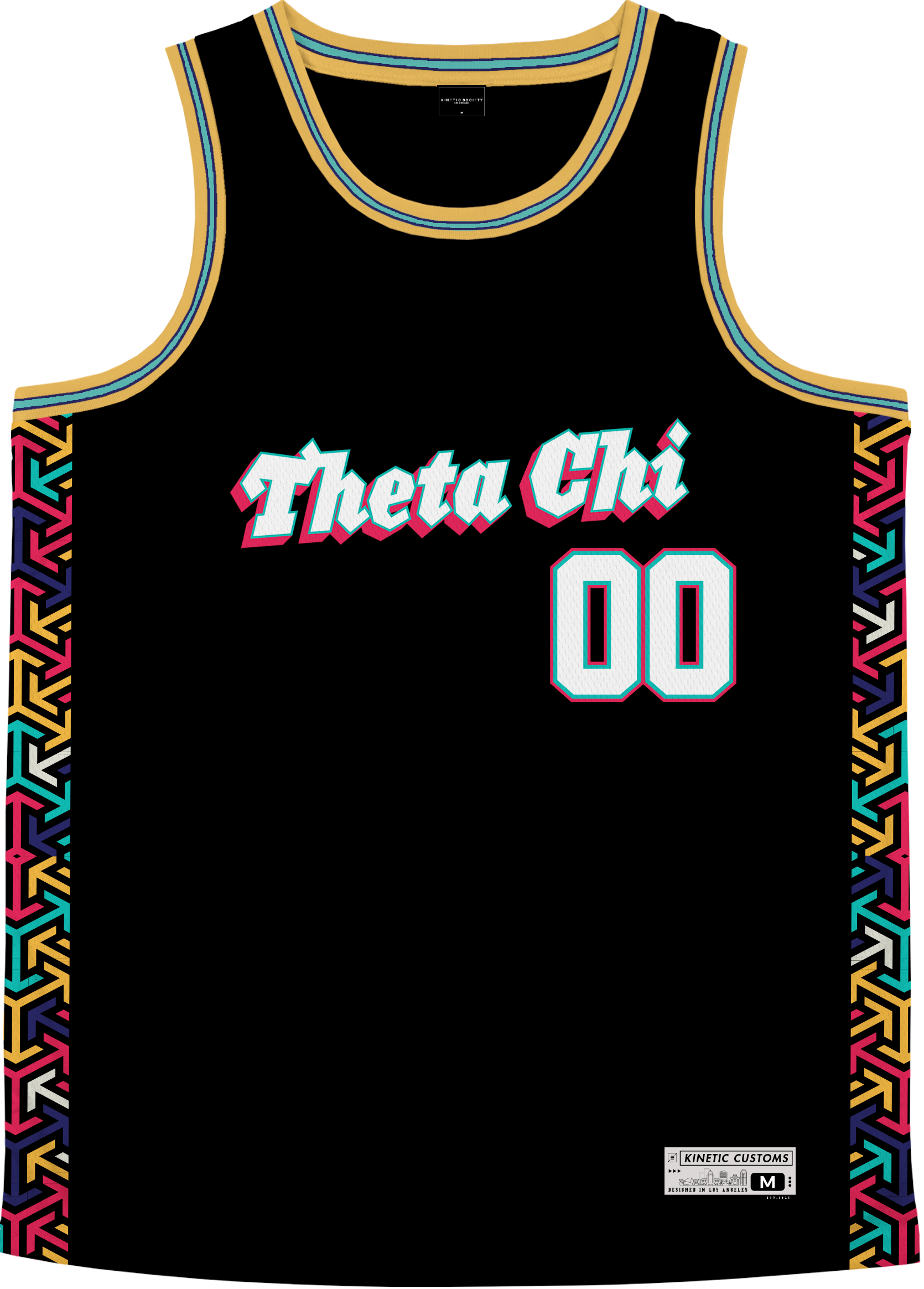THETA CHI - Cubic Arrows Basketball Jersey