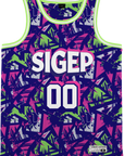 SIGMA PHI EPSILON - Purple Shrouds Basketball Jersey