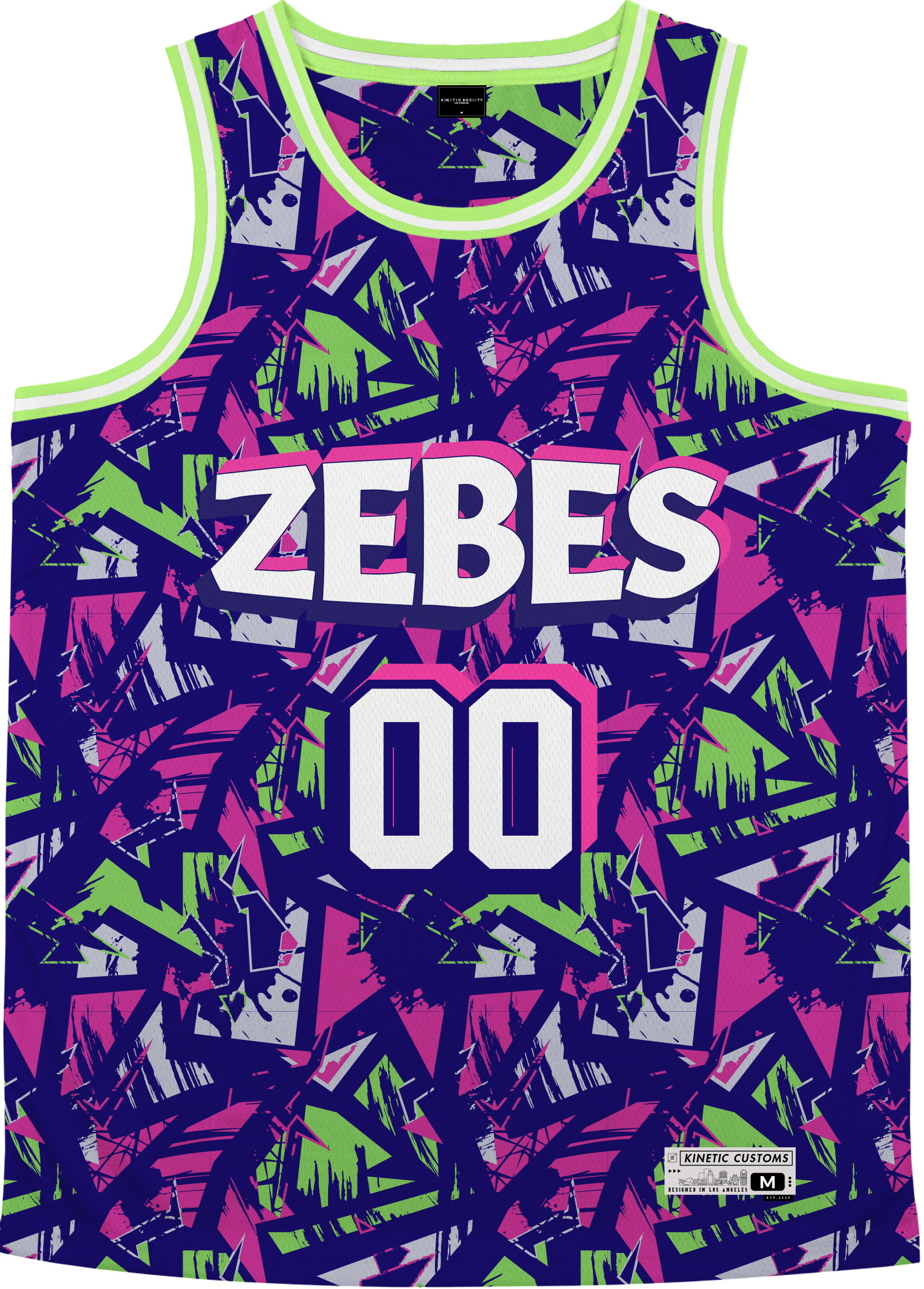 ZETA BETA TAU - Purple Shrouds Basketball Jersey