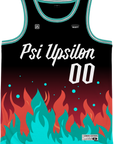 PSI UPSILON - Fuego Basketball Jersey