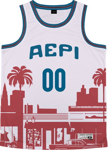 ALPHA EPSILON PI - Town Lights Basketball Jersey