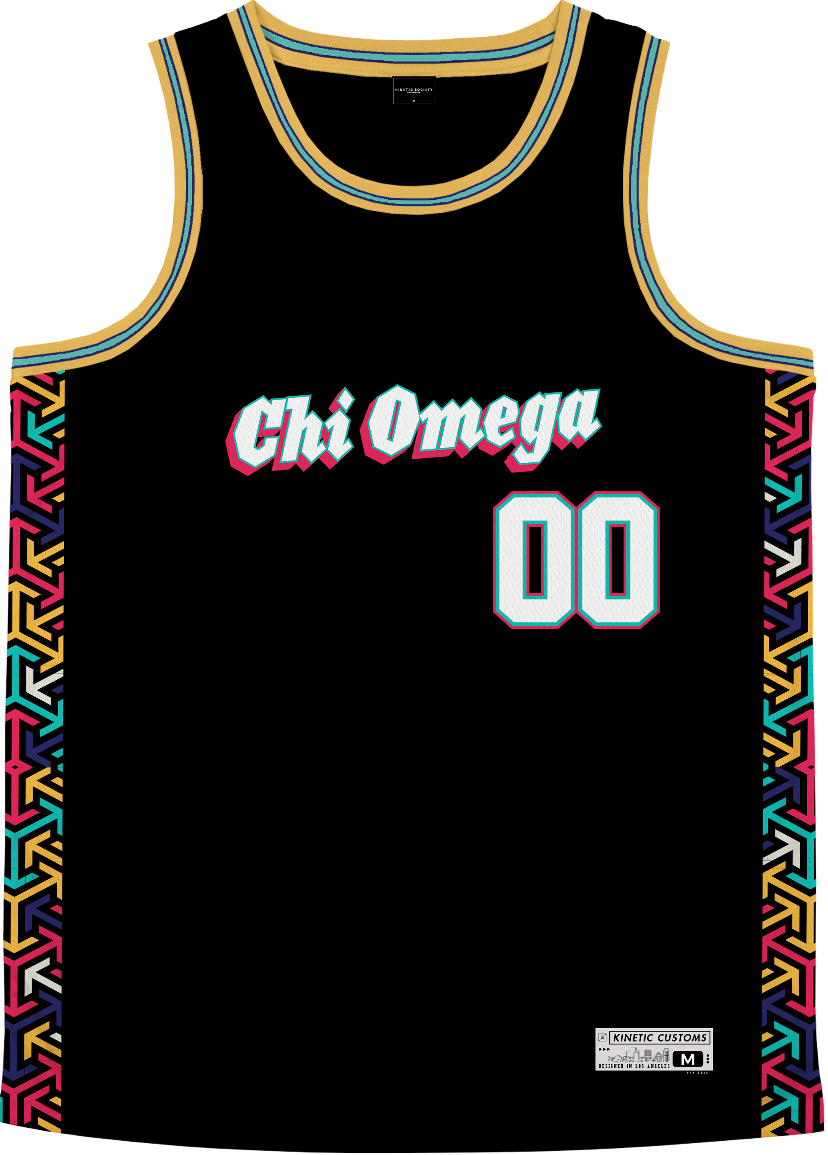 CHI OMEGA - Cubic Arrows Basketball Jersey