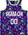 SIGMA CHI - Purple Shrouds Basketball Jersey