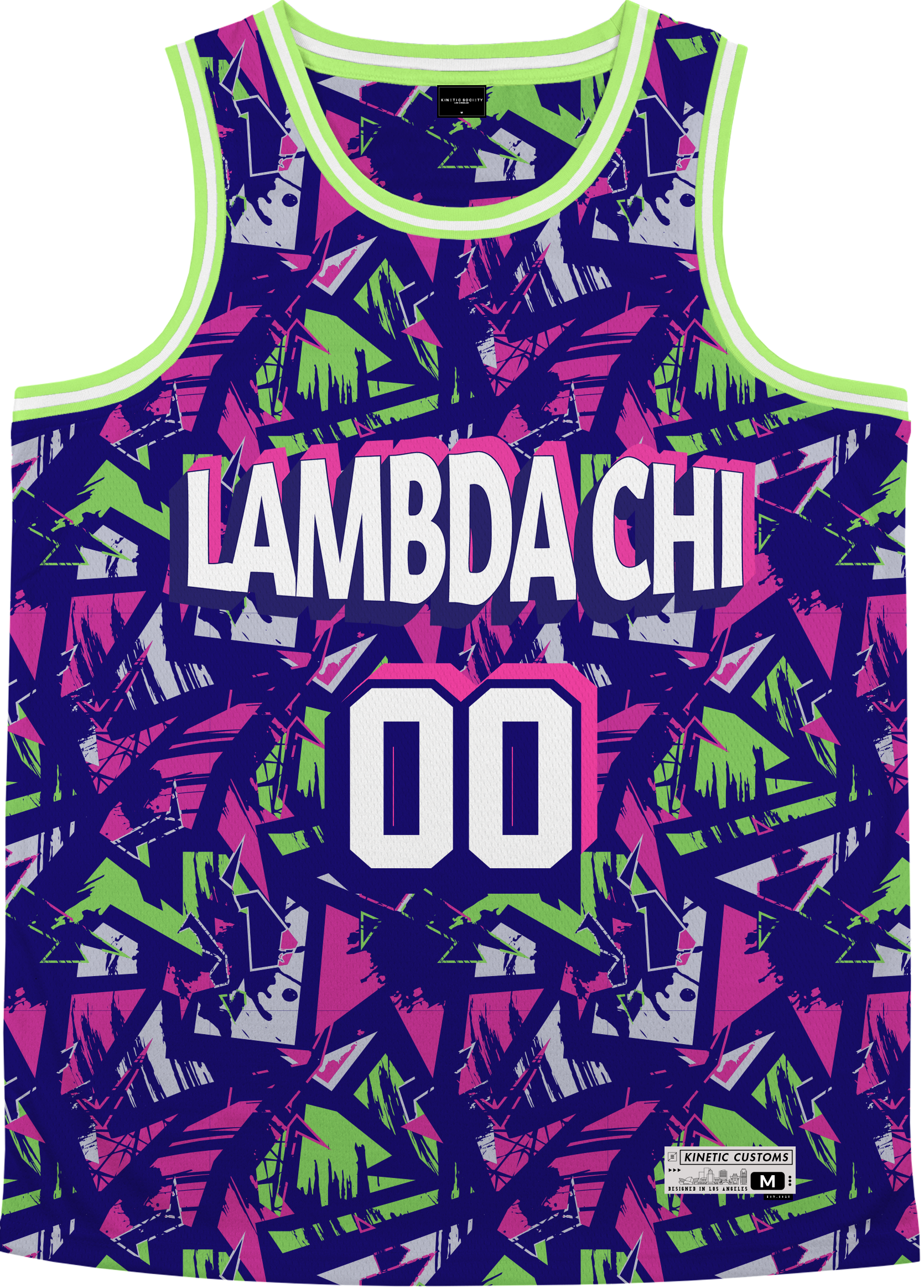 LAMBDA CHI ALPHA - Purple Shrouds Basketball Jersey