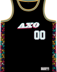 ALPHA CHI OMEGA - Cubic Arrows Basketball Jersey