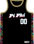 PI BETA PHI - Cubic Arrows Basketball Jersey