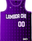 LAMBDA CHI ALPHA - Stars Over Stripes Basketball Jersey