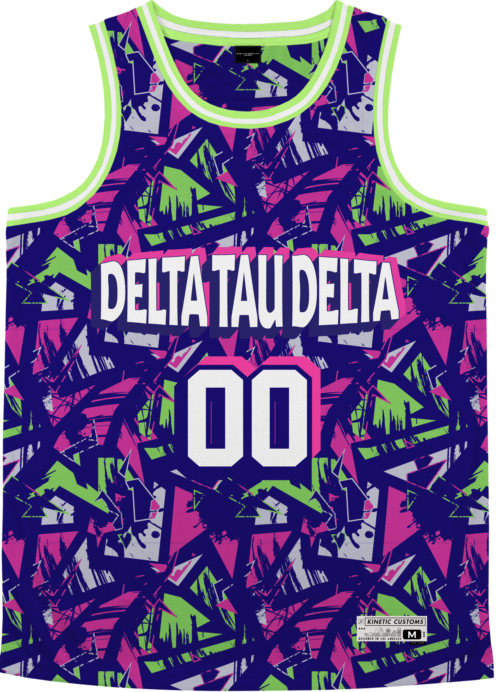 DELTA TAU DELTA - Purple Shrouds Basketball Jersey