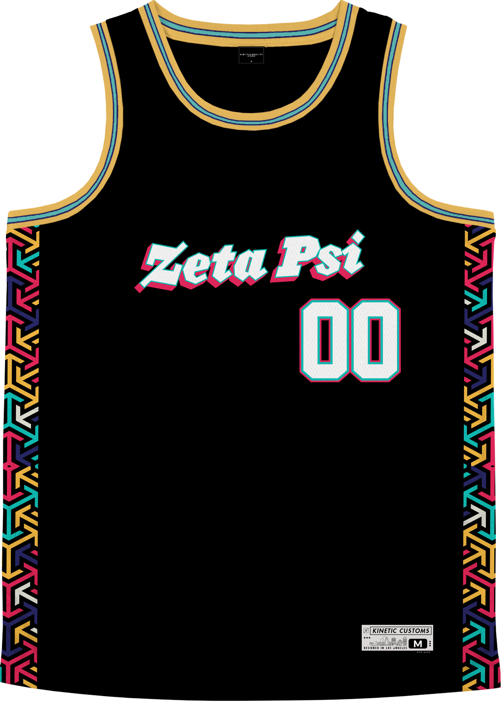 ZETA PSI - Cubic Arrows Basketball Jersey