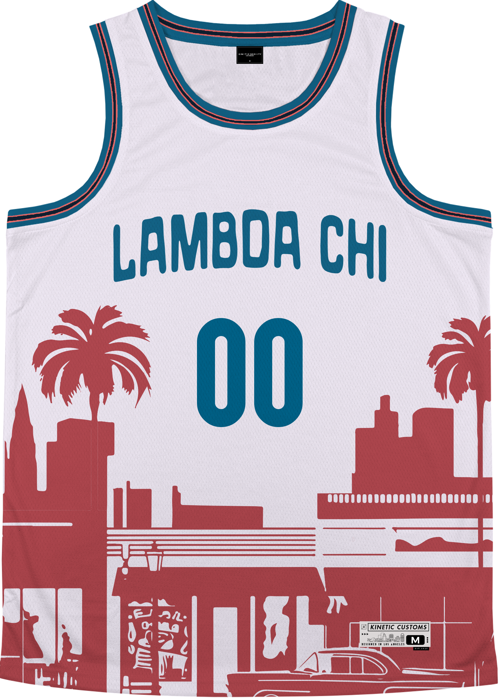LAMBDA CHI ALPHA - Town Lights Basketball Jersey