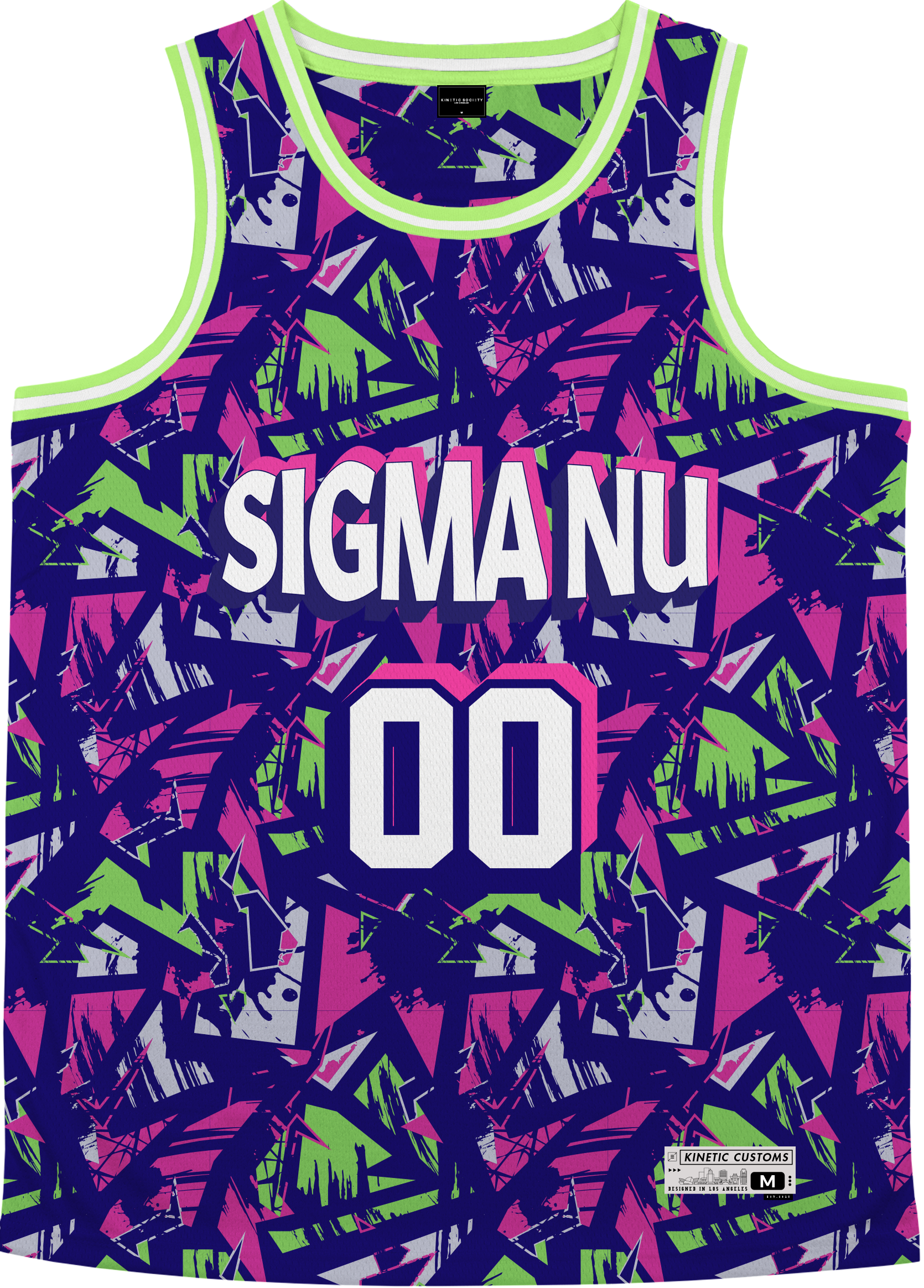 SIGMA NU - Purple Shrouds Basketball Jersey