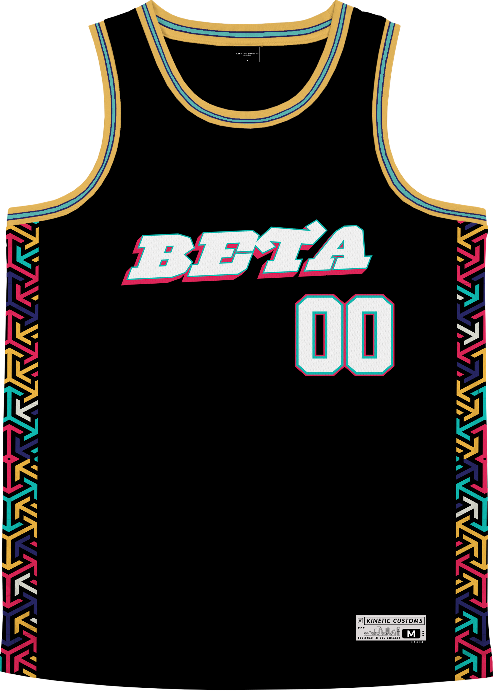 BETA THETA PI - Cubic Arrow Basketball Jersey