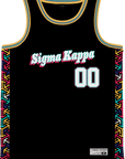 SIGMA KAPPA - Cubic Arrows Basketball Jersey