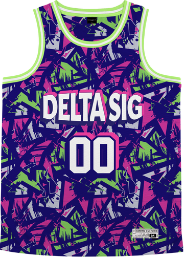 DELTA SIGMA PHI - Purple Shrouds Basketball Jersey
