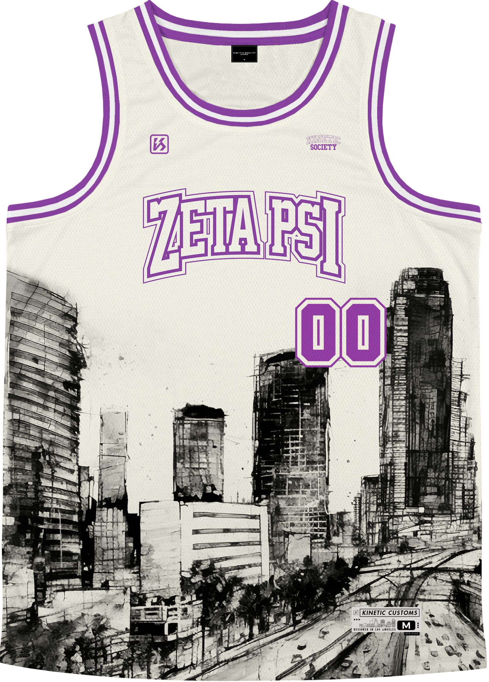 ZETA PSI - LA Rough Basketball Jersey