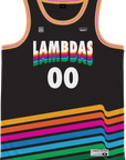 LAMBDA PHI EPSILON - 80max Basketball Jersey