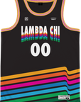 LAMBDA CHI ALPHA - 80max Basketball Jersey