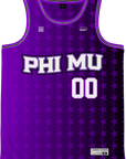 PHI MU - Stars Over Stripes Basketball Jersey