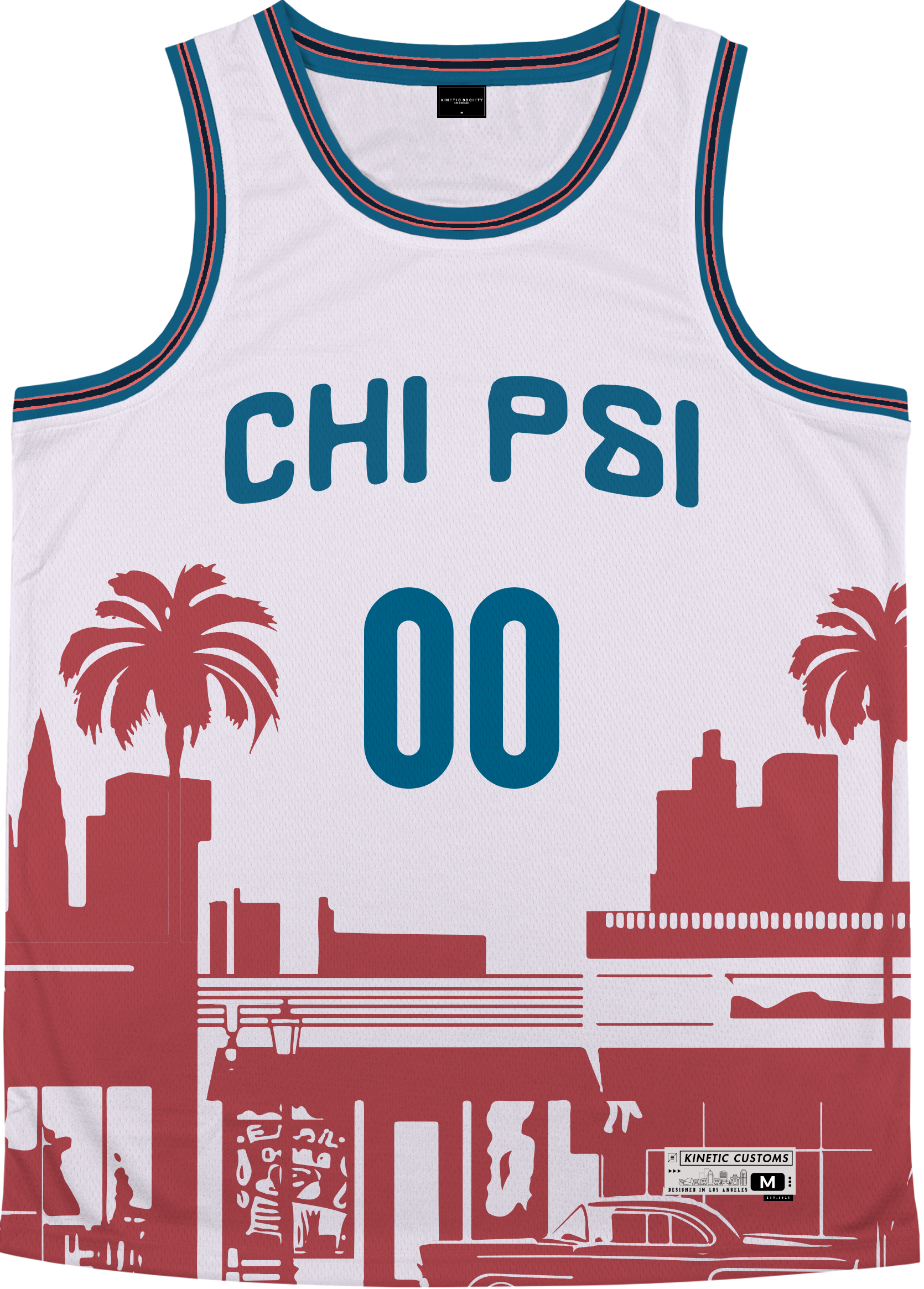 CHI PSI - Town Lights Basketball Jersey