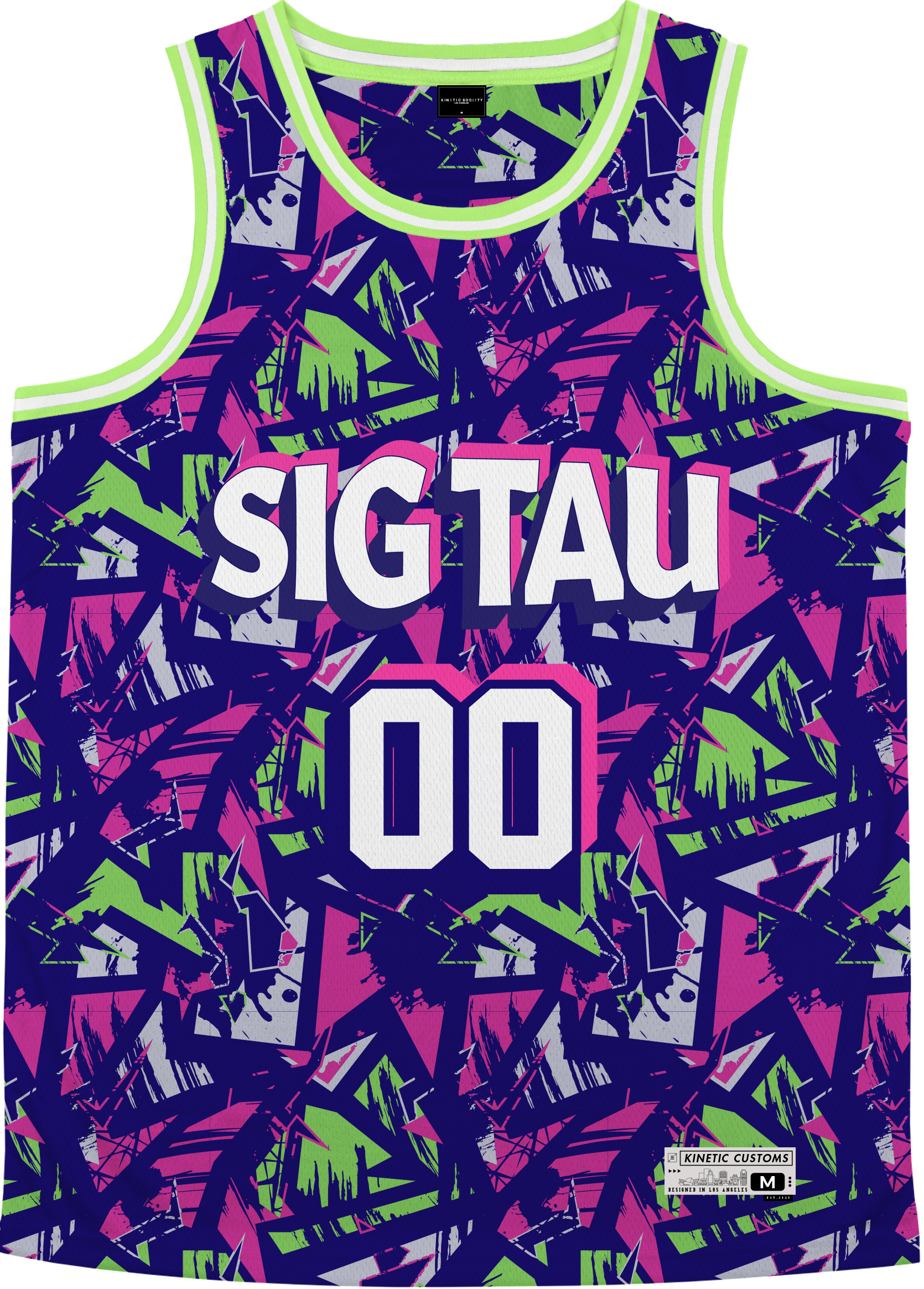 SIGMA TAU GAMMA - Purple Shrouds Basketball Jersey