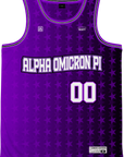ALPHA OMICRON PI - Stars Over Stripes Basketball Jersey