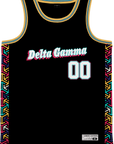 DELTA GAMMA - Cubic Arrows Basketball Jersey