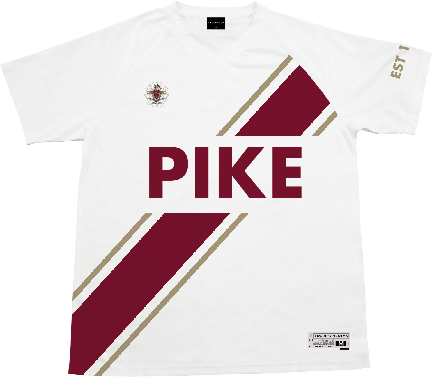 Pi Kappa Alpha - Home Team Soccer Jersey Soccer Kinetic Society LLC