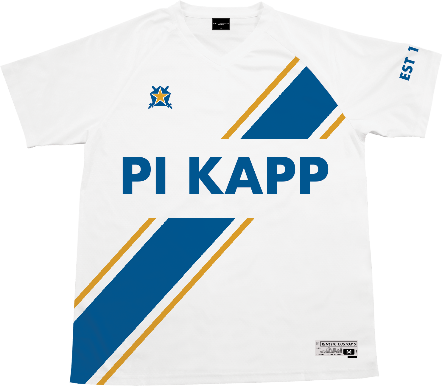Pi Kappa Phi - Home Team Soccer Jersey Soccer Kinetic Society LLC