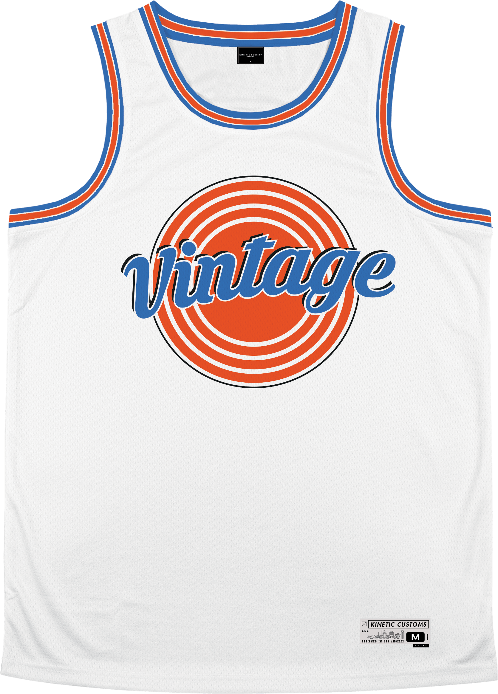 Kinetic ID - Vintage Basketball Jersey Premium Basketball Kinetic Society LLC 