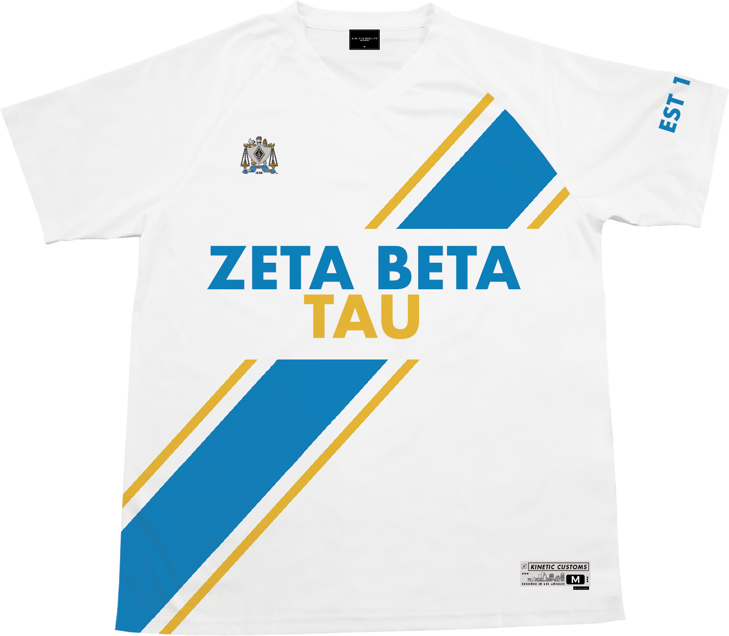 Zeta Beta Tau - Home Team Soccer Jersey - Kinetic Society